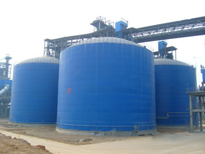 青松乡水泥钢板库改造