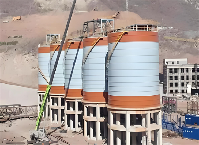 青松乡高架钢板仓